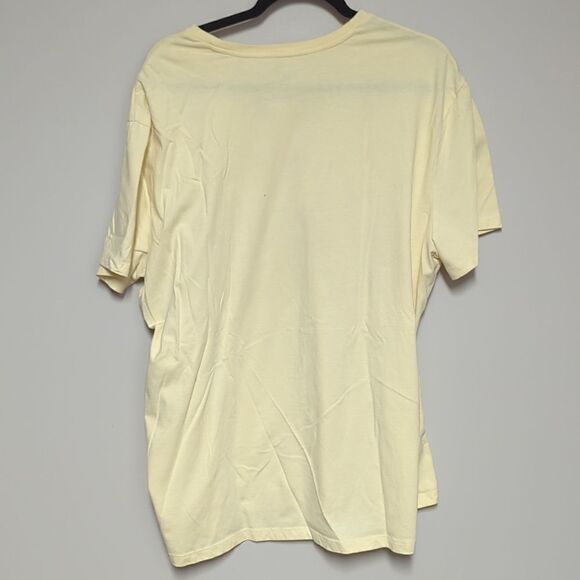 Goodfellow Yellow Graphic Short Sleeve Shirt - Picture 3 of 5